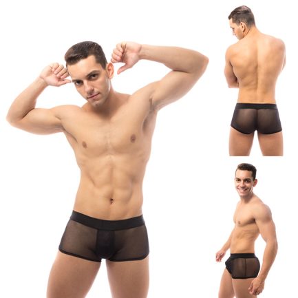 BOXER TULE PRETA
