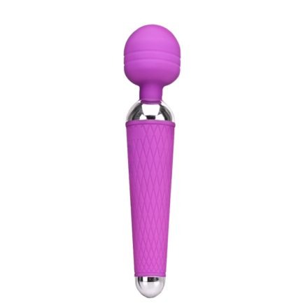 MASSAGEADOR COM ESTIMULADOR LILÁS