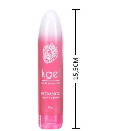 KGEL LUBRIFICANTE ÍNTIMO 80G – MORANGO - Imagem 3